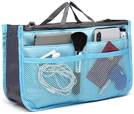 Purse Organizer Insert Liner for Holding Cosmetics